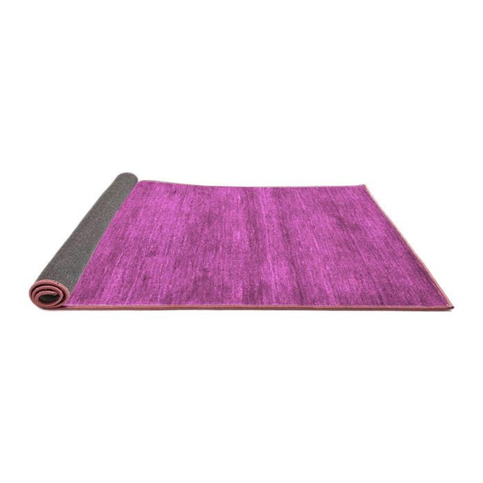 Sideview of Abstract Purple Contemporary Rug, con142pur