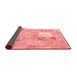 Patchwork Red Transitional Area Rugs