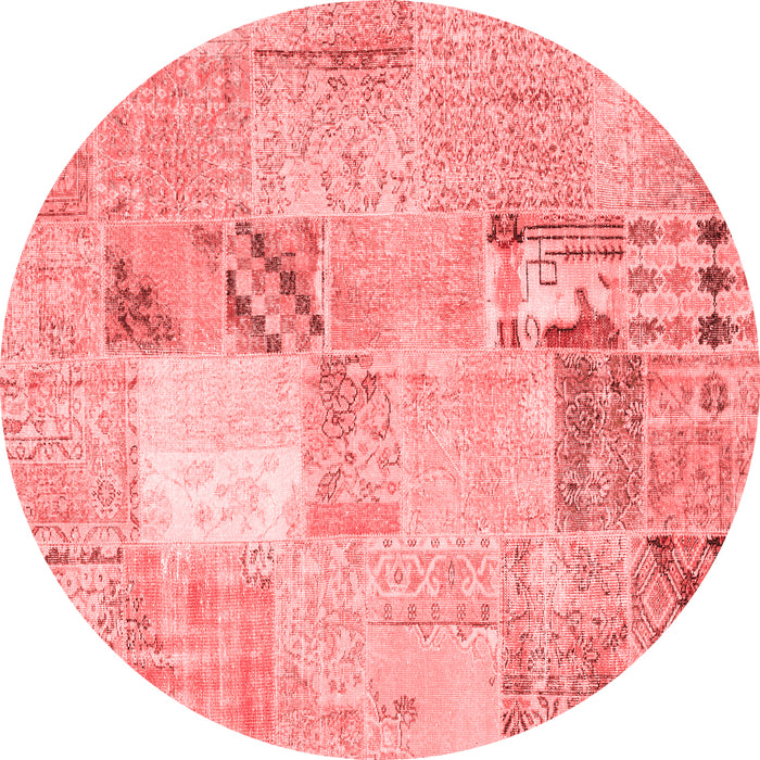 Patchwork Red Transitional Rug, con1431red