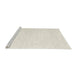 Serging Thickness of Machine Washable Contemporary Champagne Beige Rug, wshcon1432