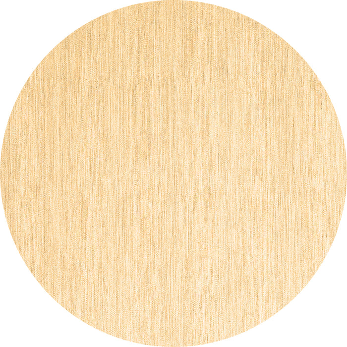 Round Solid Brown Modern Rug, con1432brn