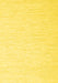 Solid Yellow Modern Rug, con1432yw