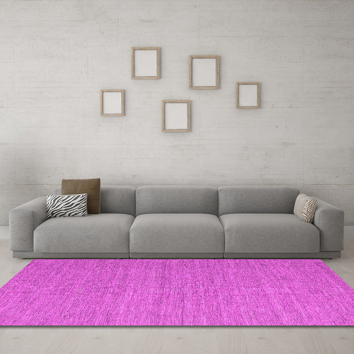 Machine Washable Abstract Pink Contemporary Rug in a Living Room, wshcon1433pnk