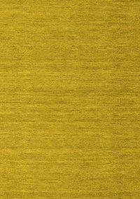 Abstract Yellow Contemporary Rug, con1433yw