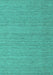 Machine Washable Abstract Turquoise Contemporary Area Rugs, wshcon1433turq