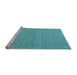 Sideview of Machine Washable Abstract Light Blue Contemporary Rug, wshcon1433lblu