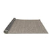 Thickness of Contemporary Tan Brown Modern Rug, con1434