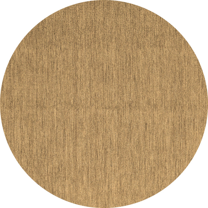 Round Machine Washable Abstract Brown Contemporary Rug, wshcon1434brn