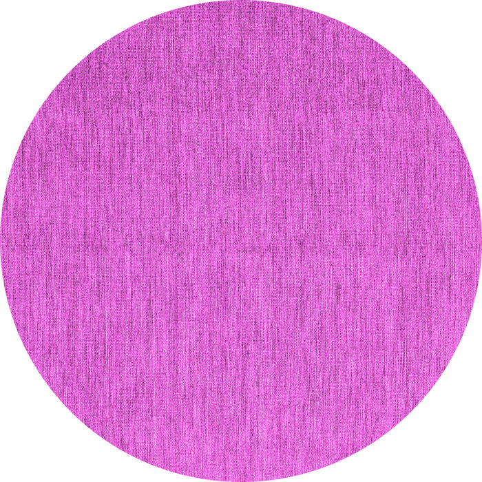 Round Abstract Pink Contemporary Rug, con1434pnk