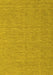 Machine Washable Abstract Yellow Contemporary Rug, wshcon1434yw