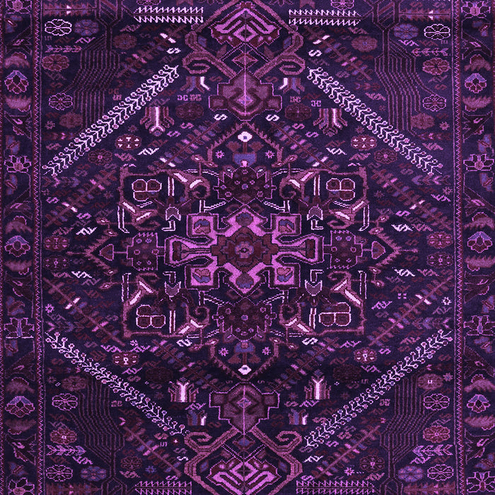 Abstract Purple Contemporary Rug, con1436pur