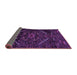 Sideview of Abstract Purple Contemporary Rug, con1436pur