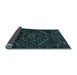 Sideview of Abstract Light Blue Contemporary Rug, con1436lblu