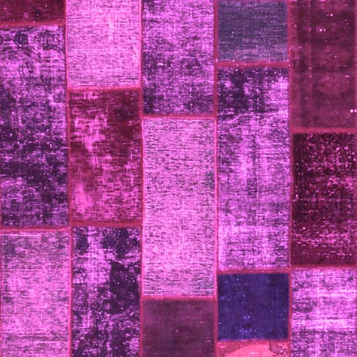 Patchwork Pink Transitional Rug, con1437pnk