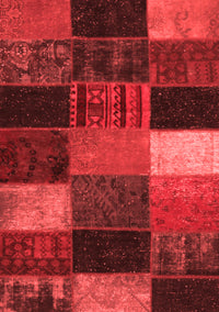 Patchwork Red Transitional Rug, con1438red