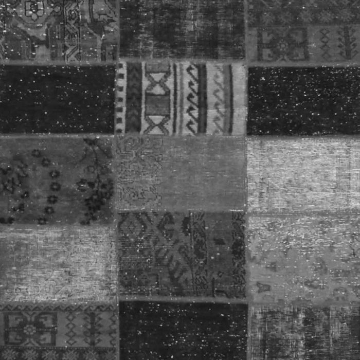 Patchwork Gray Transitional Rug, con1438gry