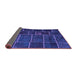 Sideview of Patchwork Purple Transitional Rug, con1439pur