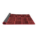 Patchwork Red Transitional Area Rugs