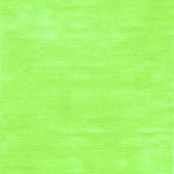 Serging Thickness of Machine Washable Abstract Green Contemporary Area Rugs, wshcon143grn