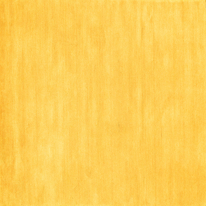 Square Abstract Yellow Contemporary Rug, con143yw