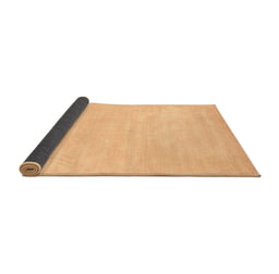 Sideview of Abstract Brown Contemporary Rug, con143brn