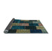 Sideview of Patchwork Light Blue Transitional Rug, con1440lblu