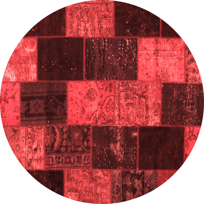 Patchwork Red Transitional Rug, con1440red