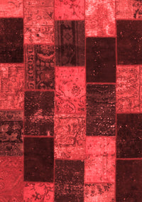 Patchwork Red Transitional Rug, con1440red