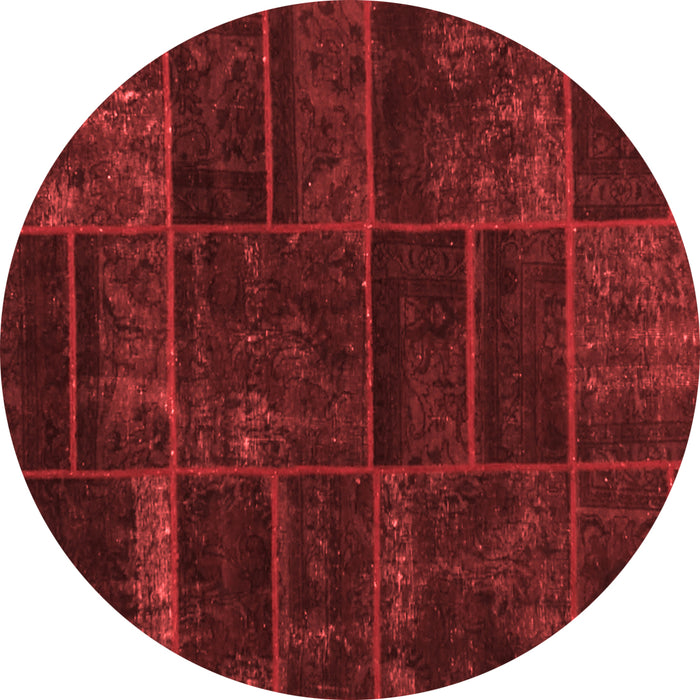Machine Washable Abstract Red Contemporary Rug, wshcon1441red