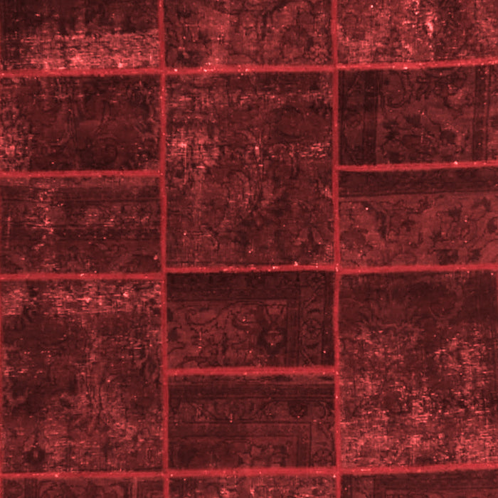 Abstract Red Contemporary Area Rugs