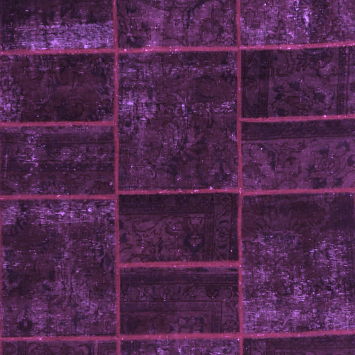 Machine Washable Abstract Purple Contemporary Area Rugs, wshcon1441pur