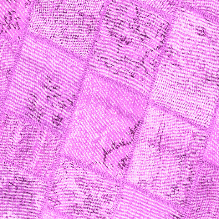Patchwork Pink Transitional Rug, con1442pnk
