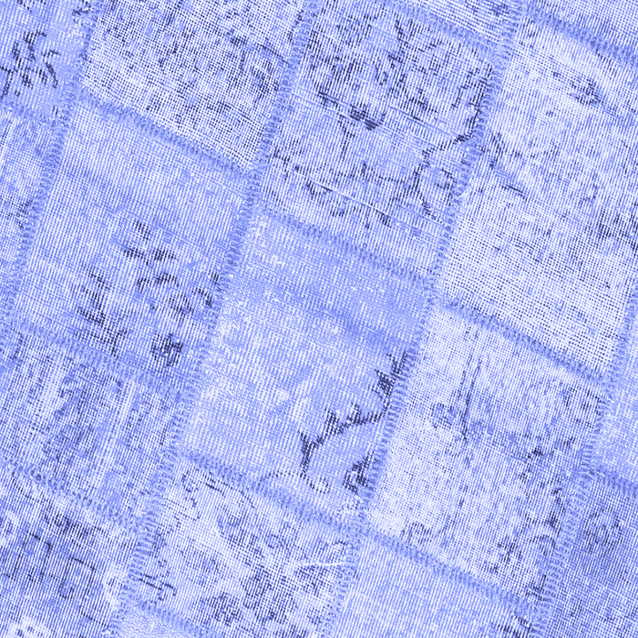 Patchwork Blue Transitional Rug, con1442blu