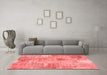 Transitional Red Washable Rugs