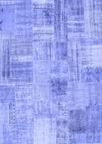 Patchwork Blue Transitional Rug, con1443blu