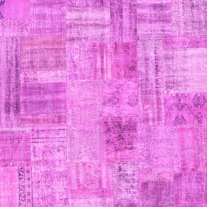 Patchwork Pink Transitional Rug, con1443pnk