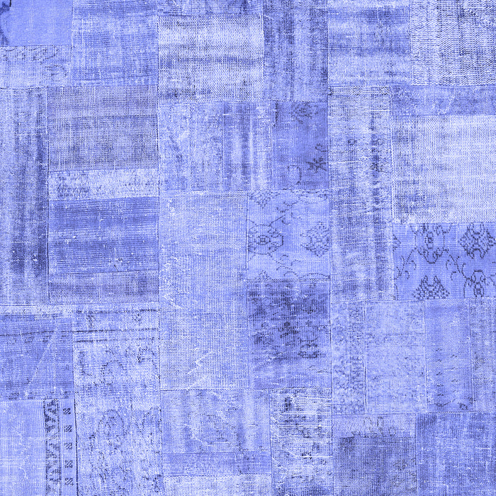Patchwork Blue Transitional Rug, con1443blu