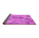 Sideview of Patchwork Pink Transitional Rug, con1444pnk