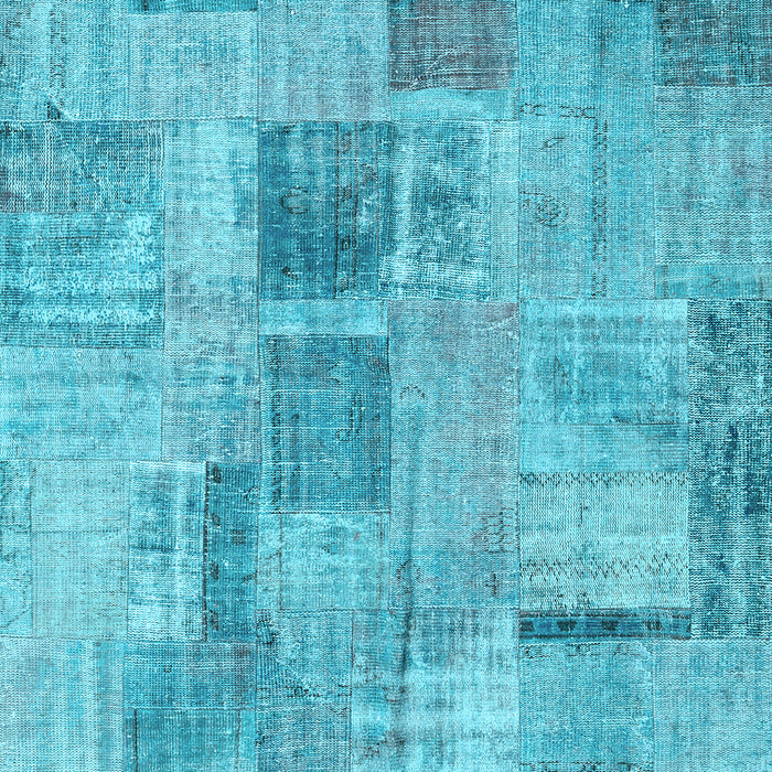 Patchwork Light Blue Transitional Rug, con1444lblu
