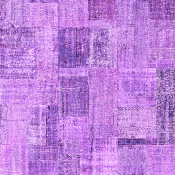 Patchwork Purple Transitional Rug, con1444pur