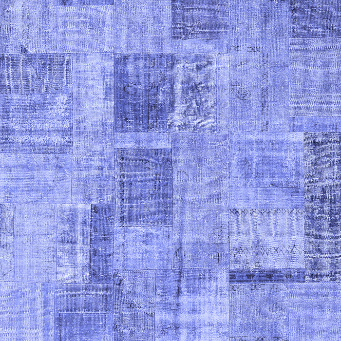 Patchwork Blue Transitional Rug, con1444blu