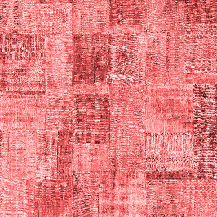 Patchwork Red Transitional Area Rugs