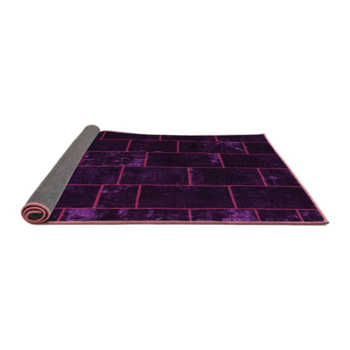 Sideview of Abstract Pink Contemporary Rug, con1445pnk