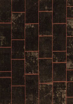 Abstract Brown Contemporary Rug, con1445brn