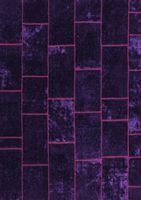 Abstract Purple Contemporary Rug, con1445pur