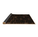 Sideview of Abstract Brown Contemporary Rug, con1445brn