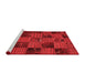 Transitional Red Washable Rugs