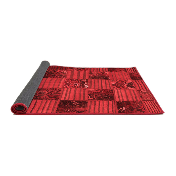 Patchwork Red Transitional Area Rugs