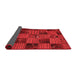 Patchwork Red Transitional Area Rugs