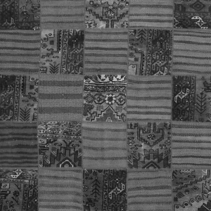 Patchwork Gray Transitional Rug, con1446gry
